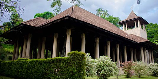 Chapel of Trinity College at Kandy Sri Lanka